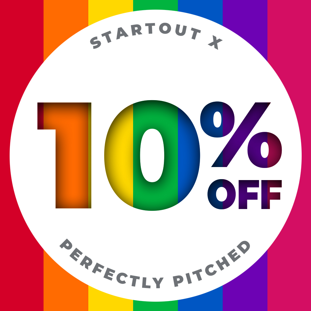 StartOUT x Perfectly Pitched - 10% Off