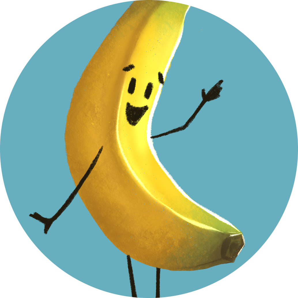FruitzFriendz Banana by Sarah Black