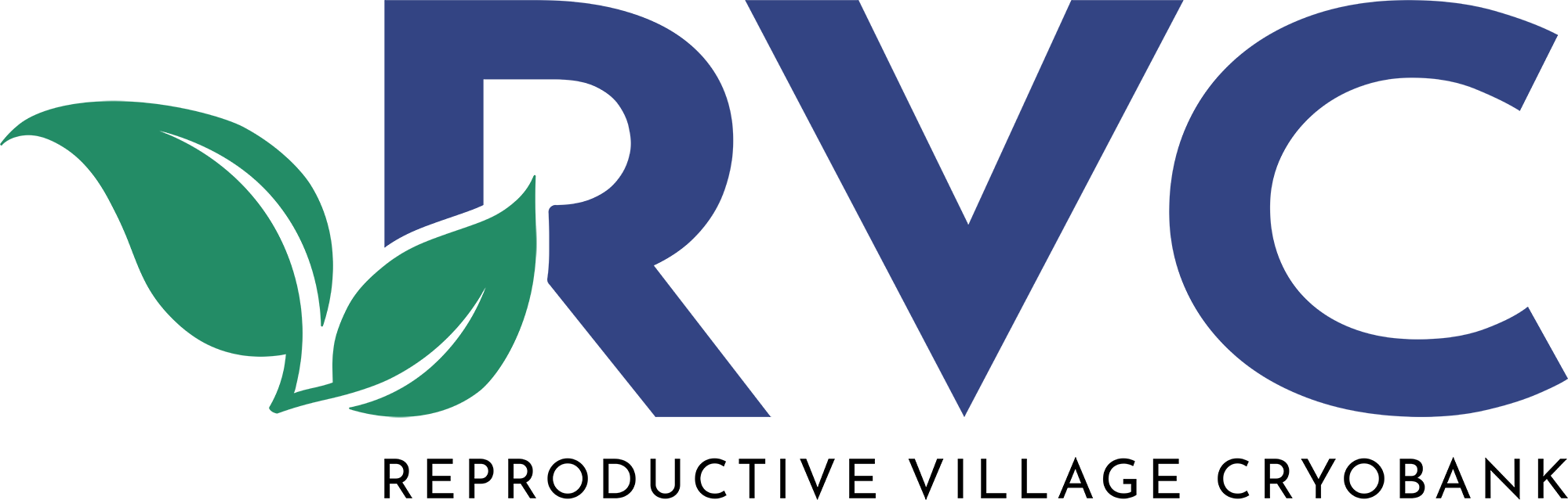 Reproductive Village Cryobank Logo, designed and created by Perfectly Pitched.