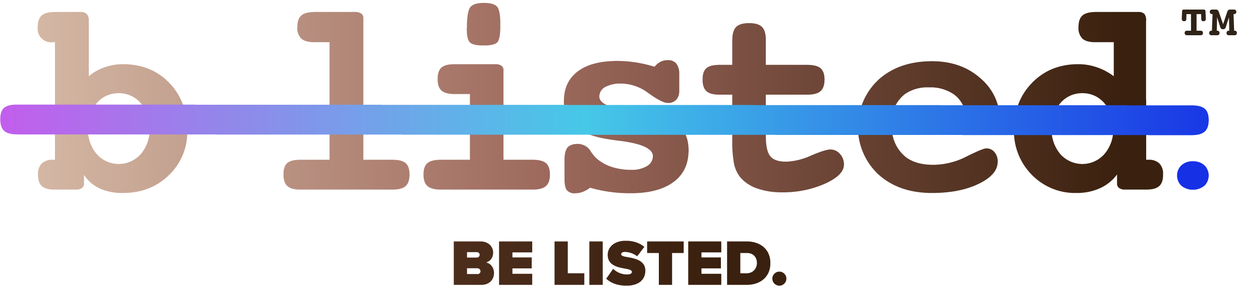 B-Listed Logo by Claü Design