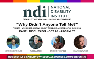 Join Us at the NDI Disability Owned Small Business Convening