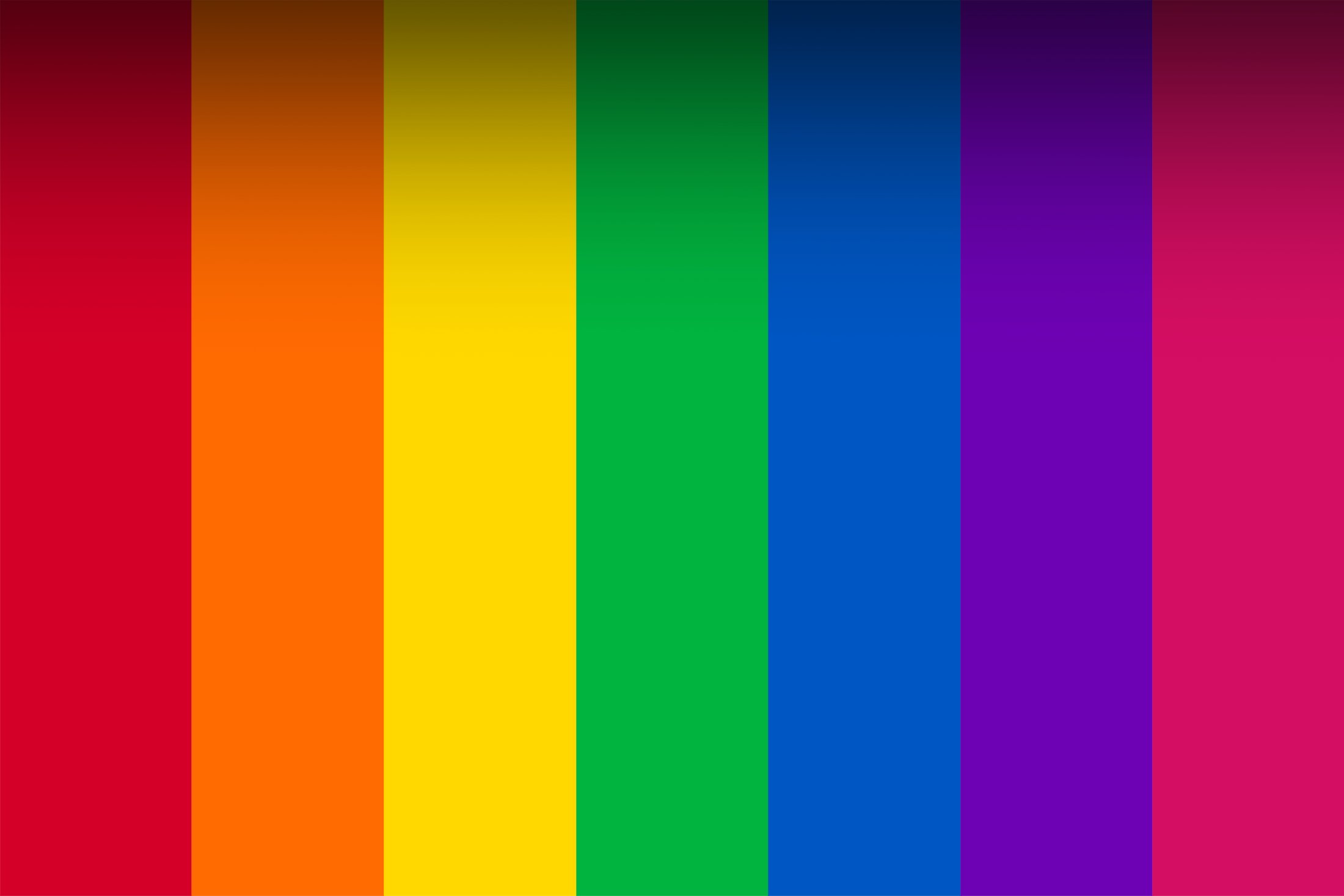 rainbow-plain A sparkling rainy city street with a big billboard that says In Design We Trust